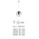 Pendule, Lustre suspendate - Pendul design modern MAPA FADE SP1 D50