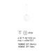 Pendule, Lustre suspendate - Pendul design modern BOA SP1 BIANCO