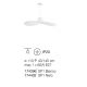 Pendule, Lustre suspendate - Lustra / Pendul design deosebit MADAME SP1 alb
