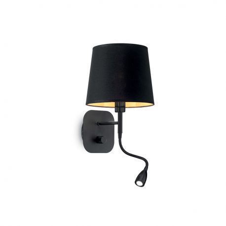 Aplice, corpuri de iluminat pentru pereti - Aplica perete moderna cu reader LED directionabil NORDIK AP2