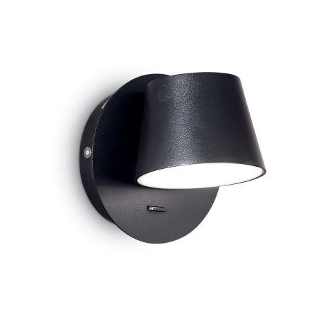 Aplice, corpuri de iluminat pentru pereti - Aplica LED moderna GIM AP1 neagra
