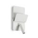 Aplice, corpuri de iluminat pentru pereti - Aplica perete LED moderna reader directionabil cu port USB READ AP1 alba