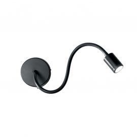 Aplice, corpuri de iluminat pentru pereti - Aplica LED FOCUS AP1 negru