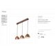 Pendule, Lustre suspendate - Lustra design deosebit cu efect de metal oxidat FOLK SP3