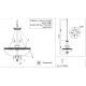 Candelabre, Lustre - Candelabru elegant design clasic, Bella 50cm
