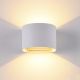 Aplica de exterior cu protectie IP54, Fulton alb