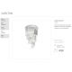 Plafoniere - Lustra / Plafoniera moderna design elegant CARLTON PL8