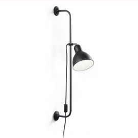 Aplice, corpuri de iluminat pentru pereti - Aplica directionabila SHOWER AP1 NERO