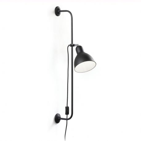 Aplice, corpuri de iluminat pentru pereti - Aplica directionabila SHOWER AP1 NERO