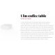Mese - Masuta de cafea exterior / interior design modern premium ULM