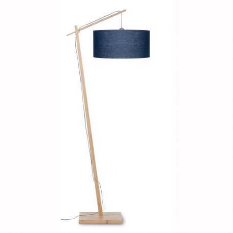 Lampadare - Lampadar din bambus Andes natur/ albastru