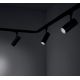 Spoturi, Proiectoare pe sina - Spot LED pe sina directionabil SMILE mini 15W 3000K CRI80 50° negru