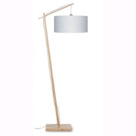 Lampadare - Lampadar din bambus Andes natur/ gri deschis