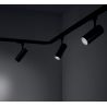 Spot LED pe sina directionabil SMILE mini 15W 3000K CRI90 50° negru