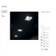 Spoturi tavan fals - Spot LED incastrabil GAME FI1 SQUARE alb / alb