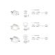 Spoturi tavan fals - Spot incastrabil SAMBA FI1 SQUARE BIG GLASS