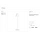 Lampi decorative si solare - Lampa de podea exterior IP44 ITACA PT1
