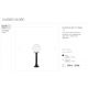 Stalpi - Stalp de iluminat exterior design clasic GLOBE PT1 SMALL opal