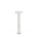 Stalp iluminat exterior design modern TESLA PT4 H60 BIANCO