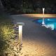 Stalpi - Stalp iluminat exterior design modern TESLA PT4 H60 BIANCO