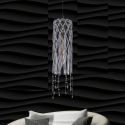 Lustra moderna Vision design LUX cristal ROSÉE CYLINDER