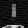 Lustra moderna Vision design LUX cristal ROSÉE CYLINDER