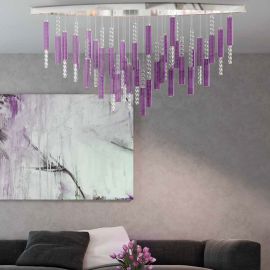 Lustre Cristal Bohemia - Lustra LED moderna Vision design LUX Flare 03