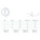 Lustre cu ventilator - Lustra LED cu ventilator ultrasilentios si telecomanda FIERA G