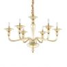Candelabru design elegant DANIELI SP6 ambra