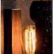 Aplice perete Fier Forjat - Aplica lumina ambientala design scoarta de copac din aluminiu turnat WL 3661, 74cm