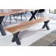 Banchete-Tabureti - Banca design industrial vintage Mammut X 160cm