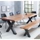 Banchete-Tabureti - Banca design industrial vintage Mammut X 200cm