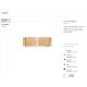 Aplice, corpuri de iluminat pentru pereti - Aplica moderna CLIP AP2 SMALL CORTEN