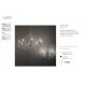Candelabre, Lustre - Candelabru design rustic CORTE SP8 RUGGINE