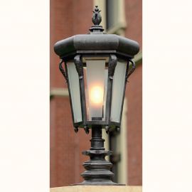 Stalpi Fier Forjat - Stalp iluminat exterior din fier forjat, inaltime 86,2cm, AL6781