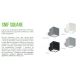 Aplice - Aplica moderna iluminat exterior IP44 SNIF AP1 SQUARE