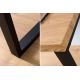 Birouri - Birou design industrial Black Desk 128cm, negru/ stejar