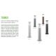 Stalpi - Stalp exterior IP44 TRONCO PT1 H80 COFFEE