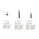 Stalpi - Stalp exterior IP44 TRONCO PT1 H80 COFFEE