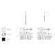 Pendule, Lustre suspendate - Pendul LED ULTRATHIN SP1 CROMO