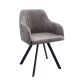 Scaune - Scaun design industrial vintage Lucca, gri taupe