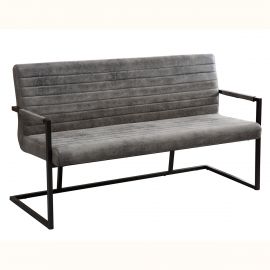 Seturi scaune, HoReCa - Bancheta design industrial vintage, Imperial 160cm, gri