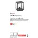 Stalpi - Lampa moderna tip piedestal de exterior NALA