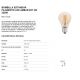 Becuri E27 - Bec E27 STANDARD FILAMENT LED AMBER 4W 2200K