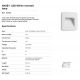 Spoturi - SPOT LED INCASTRABIL DE EXTERIOR NASE-1 alb