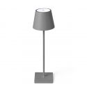 Lampa LED portabila iluminat exterior stil clasic TOC gri