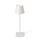Lampi decorative si solare - Lampa LED portabila iluminat exterior stil clasic TOC alba