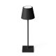 Lampi decorative si solare - Lampa LED portabila iluminat exterior stil clasic TOC neagra