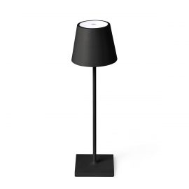 Lampi decorative si solare - Lampa LED portabila iluminat exterior stil clasic TOC neagra