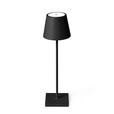 Lampi decorative si solare - Lampa LED portabila iluminat exterior stil clasic TOC neagra